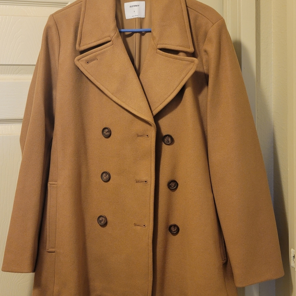 Old Navy Tan Peacoat